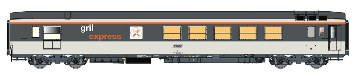LS Models LS40145 - H0 - Speisewagen Gril Express Corail, SNCF, Ep. IV